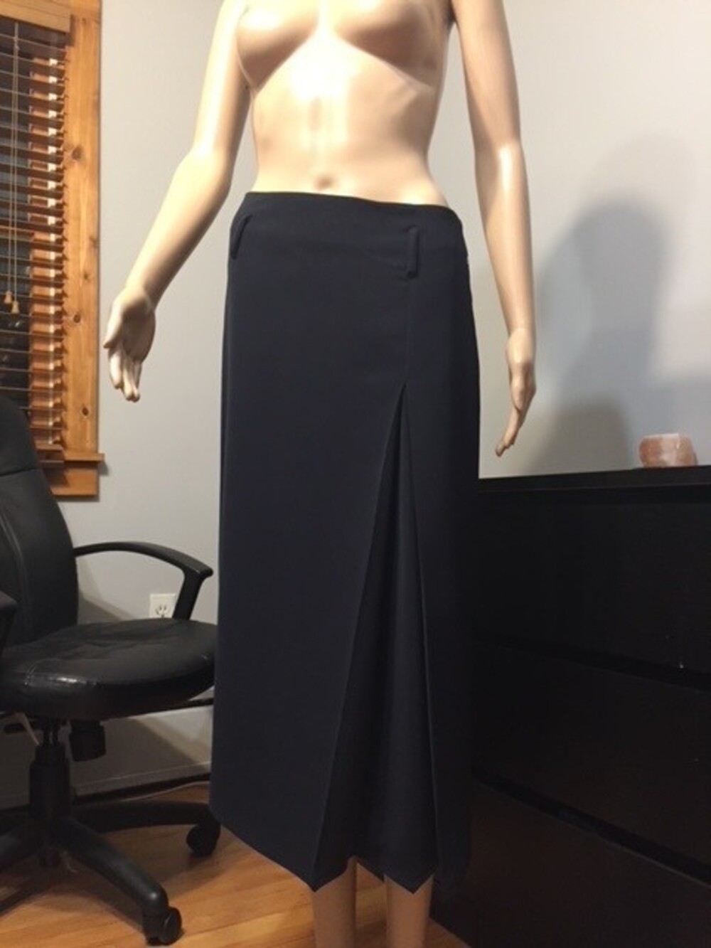 Asymmetric dark blue skirt by Sinequanone. European size - 38.
